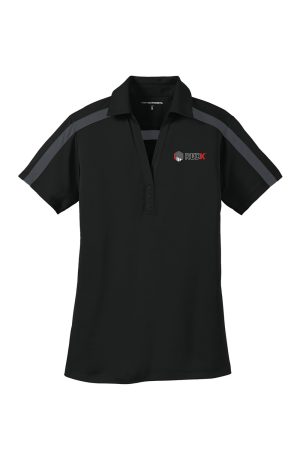Port Authority® Women's Silk Touch™ Performance Colorblock Stripe Polo