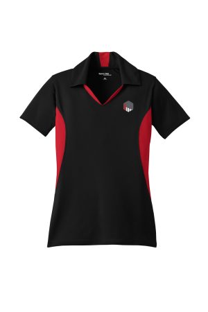 Sport-Tek® Women's Side Blocked Micropique Sport-Wick® Polo